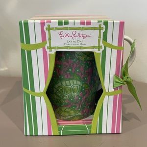 Lilly Pulitzer Delta Zeta porcelain mug